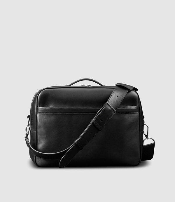 Wanderer Messenger Atelier Calfskin Black