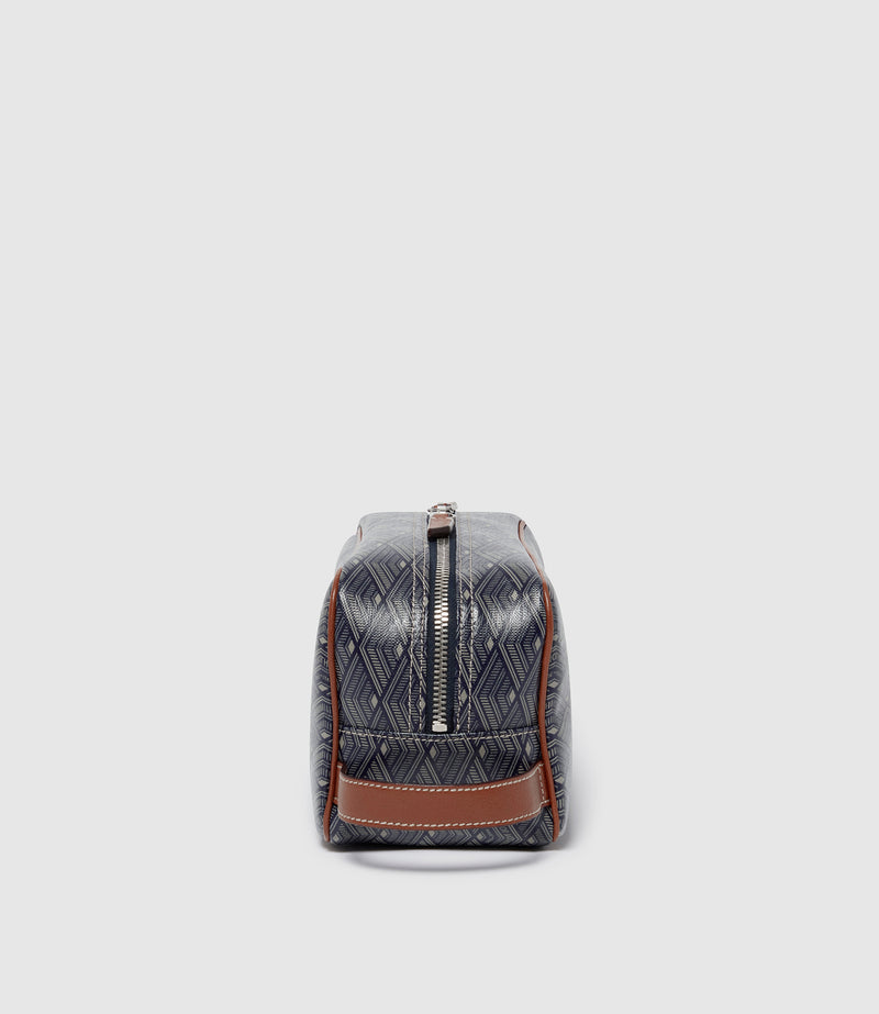 Wash Bag Signature Canvas Navy