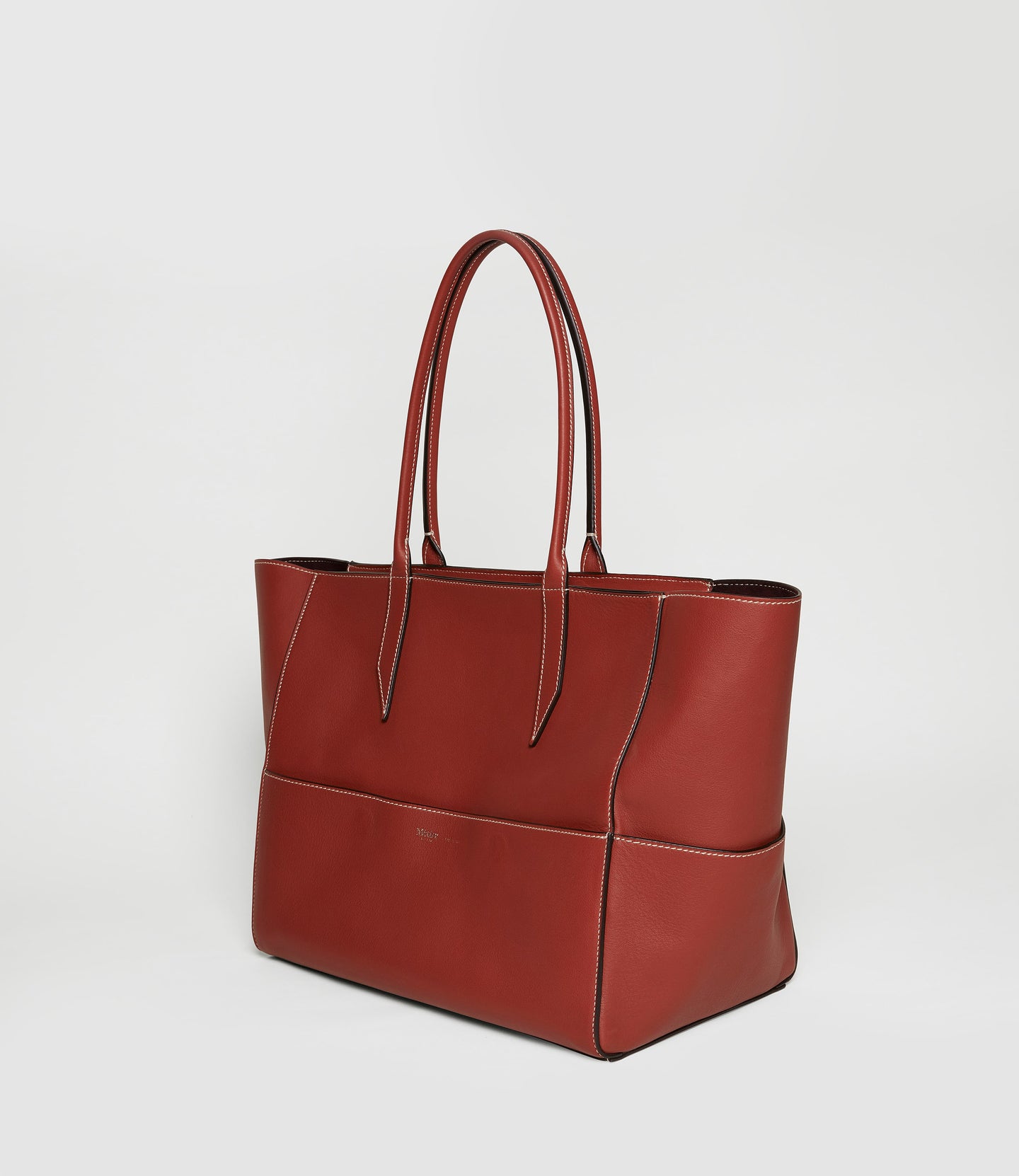 Incognito Small Cabas Bag Smooth Calfskin Sienna